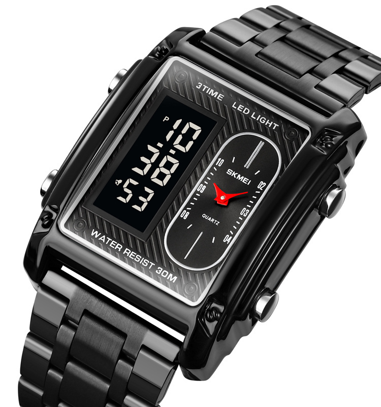 ساعت اسکمی 1868 مشکی استیل